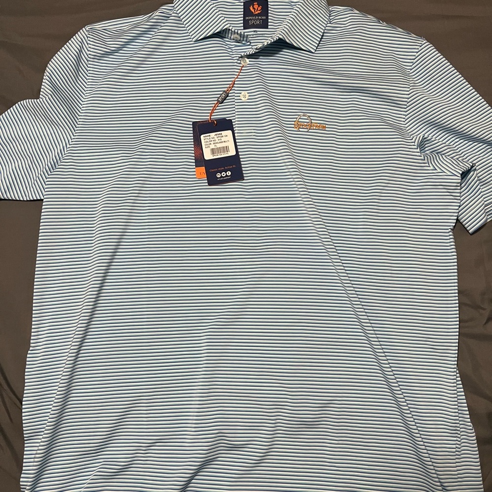 Donald Ross stock farm golf club XL polo NWT